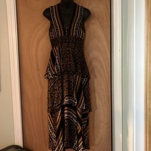 A.L.C. Size 6 dress. Fall colors, layered skirt with a boho feel